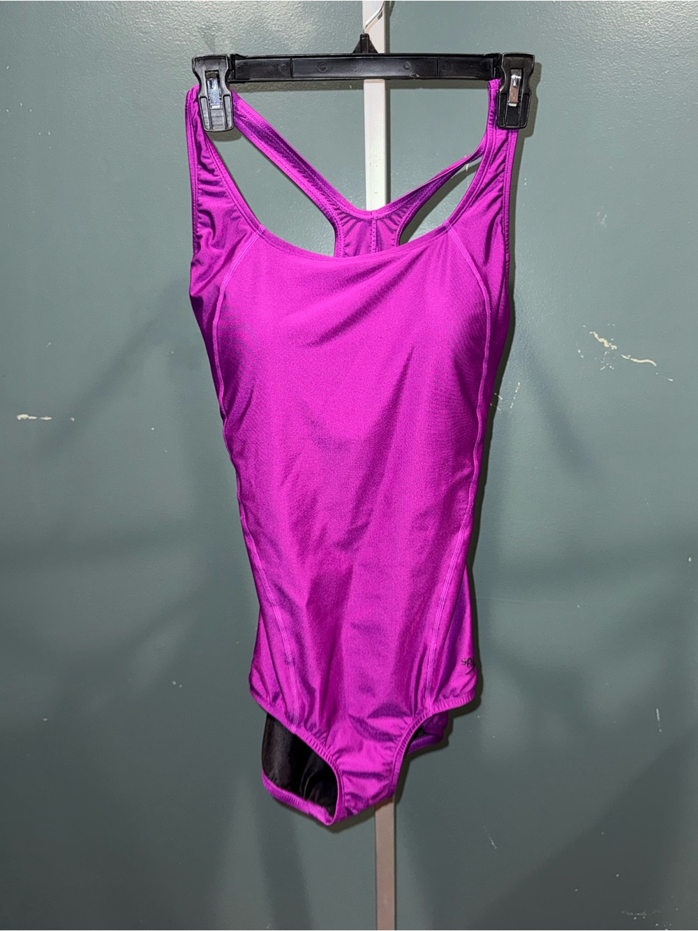 Speedo Bright Magenta Racerback One-Piece Swimsuit